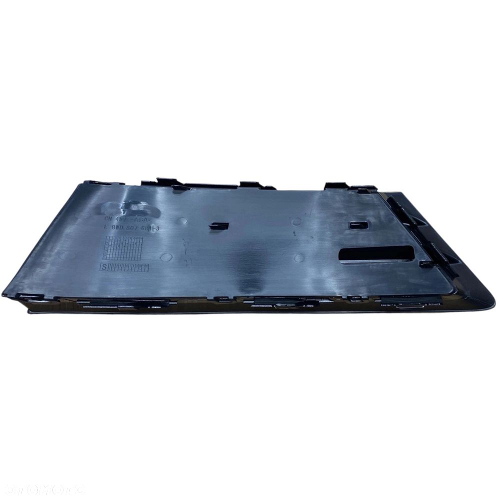 KPL x2 KRATKA ZDERZAKA KOMPLET atrapa przód AUDI A4 B9 15-19 czarna CHROM - 4