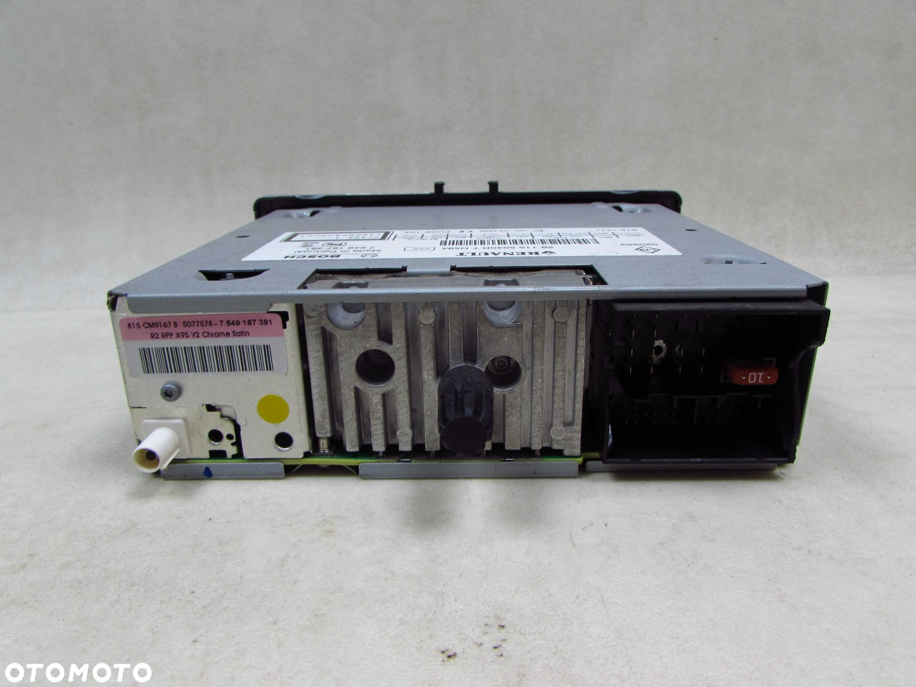 RENAULT MEGANE III SCENIC III 08-16 RADIOODTWARZACZ RADIO CD NAVI KOD 281155040R 7649189391 - 3