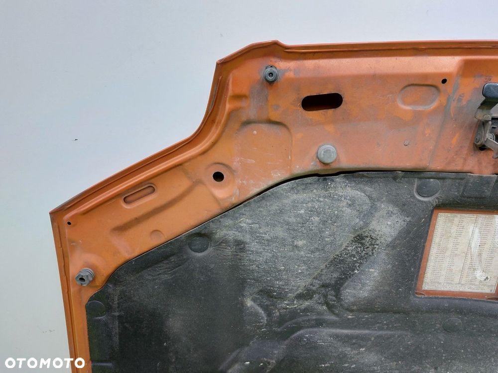 Maska CHEVROLET AVEO I T200 T250 03-06 PRZED LIFT 54U POMARAŃCZOWA - 9