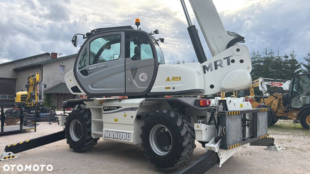 Manitou Ładowarka teleskopowa Manitou Mrt 2150 + Privilage Roto obrotowa 360 Pilot sterowanie radiowe Kosz Widły 2016/17 1840 2550 2540 silnik Mercedes 2150+ Merlo - 26