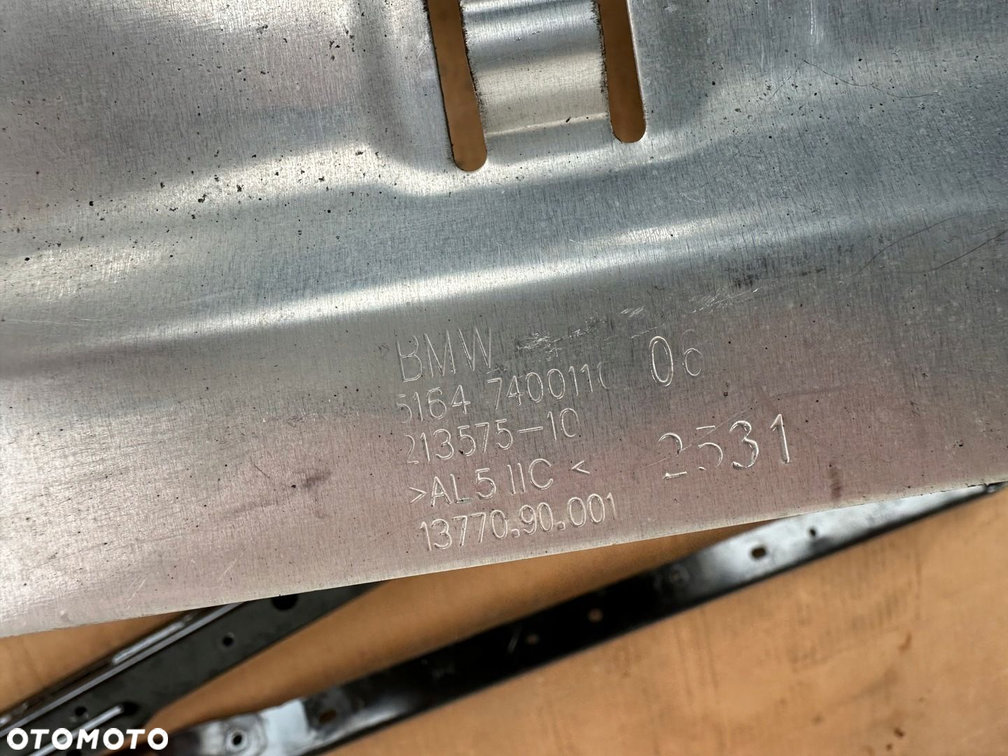 Bmw g08 ix3 lift 21- belka wzmocnienie zaluzja blacha oryginal demontaz - 11