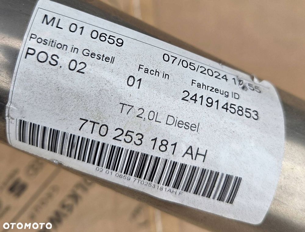 volkswagen multivan t7 katalizator dpf 7t0253181ah - 5