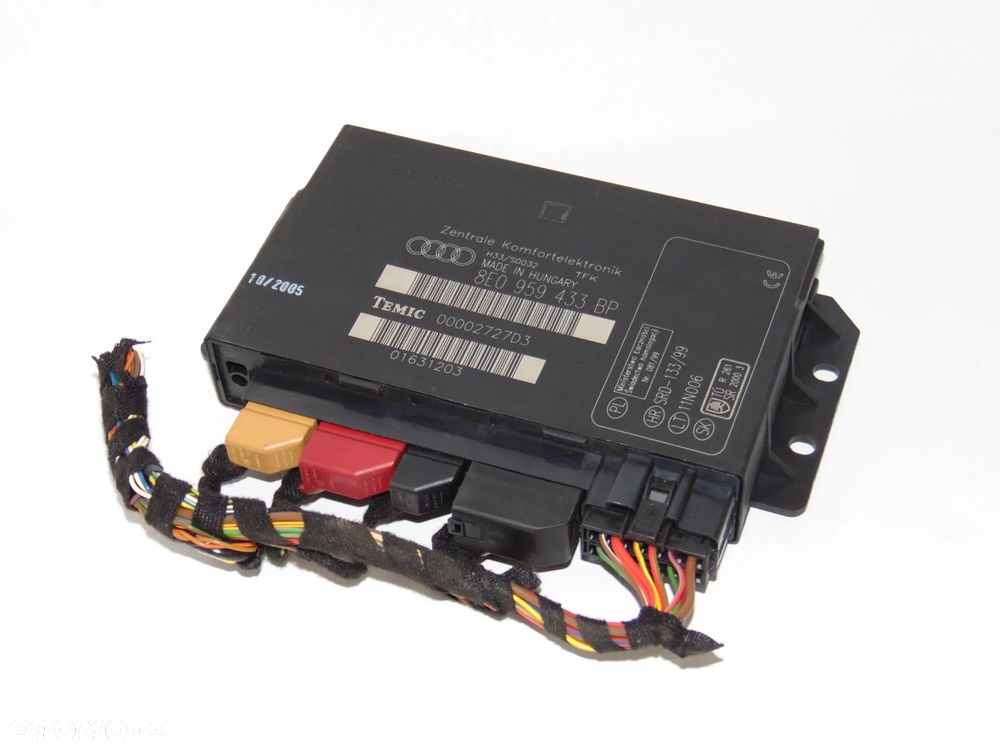 ORYGINAŁ moduł komfortu 8E0959433BP Audi A4 B7 , 04-08r - 1
