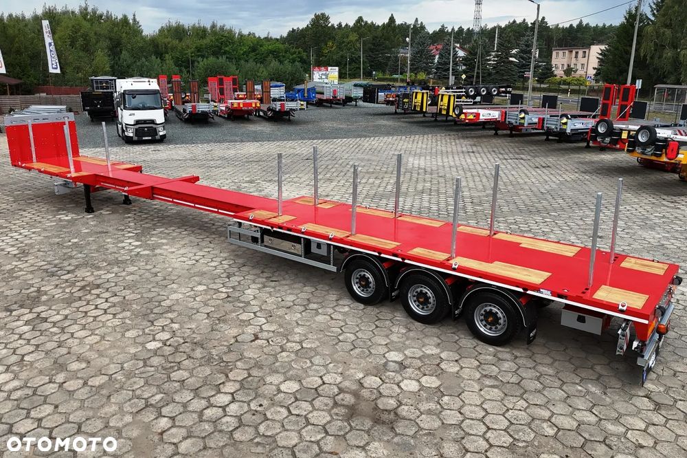 Inny PLATFORMA rozciągana pod standard siodło TELEMEGA 13.600mm + 7.500mm rozciągu, ADR EX3, kontenery, konstrukcje, maszyny - 16