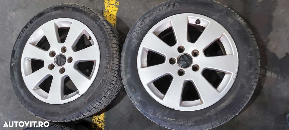 Set jante aliaj pe 16 volkswagen vw passat B6 sedan an 2010 - 4