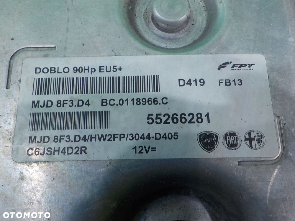 OPEL COMBO D 1.3 CDTI 15r L1H1 sterownik komputer silnika 55266281 - 4