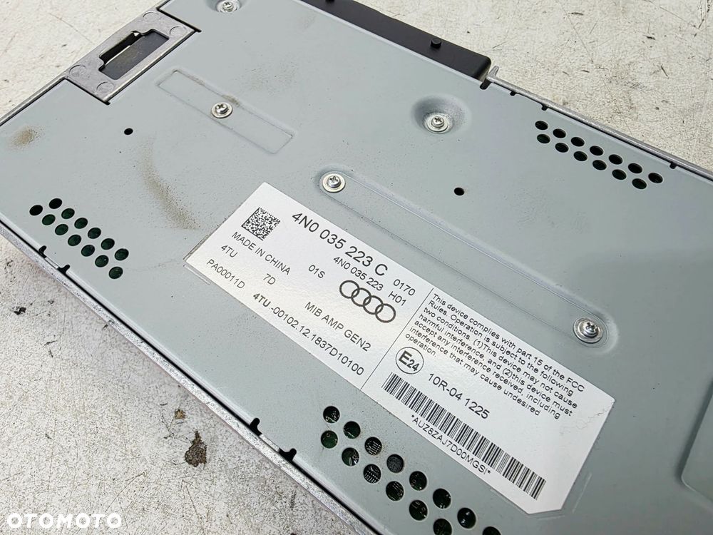 WZMACNIACZ RADIA MIB BANG & OLUFSEN AUDI A6 C8 A7 4N0035223C - 6