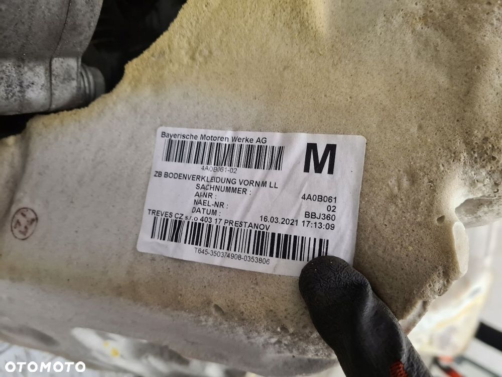 BMW F44 PODŁOGA WYKŁADZINA PRZÓD TYŁ 4A0B061 4A0B076 KOMPLET - 4