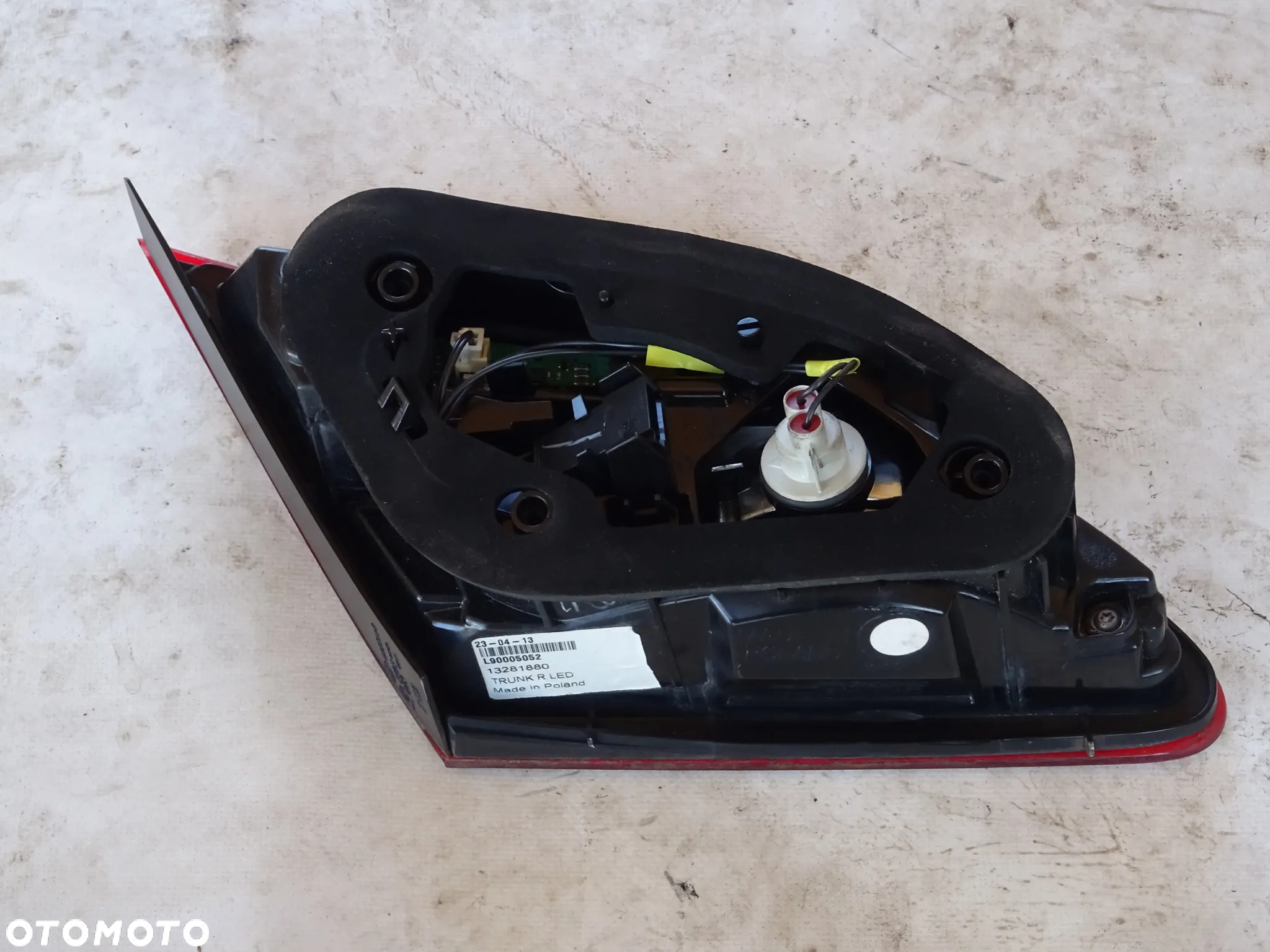 LAMPY TYŁ LAMPA TYLNA PRAWA LEWA W KLAPĘ BŁOTNIK OPEL ASTRA J OPC GTC COUPE LED - 6