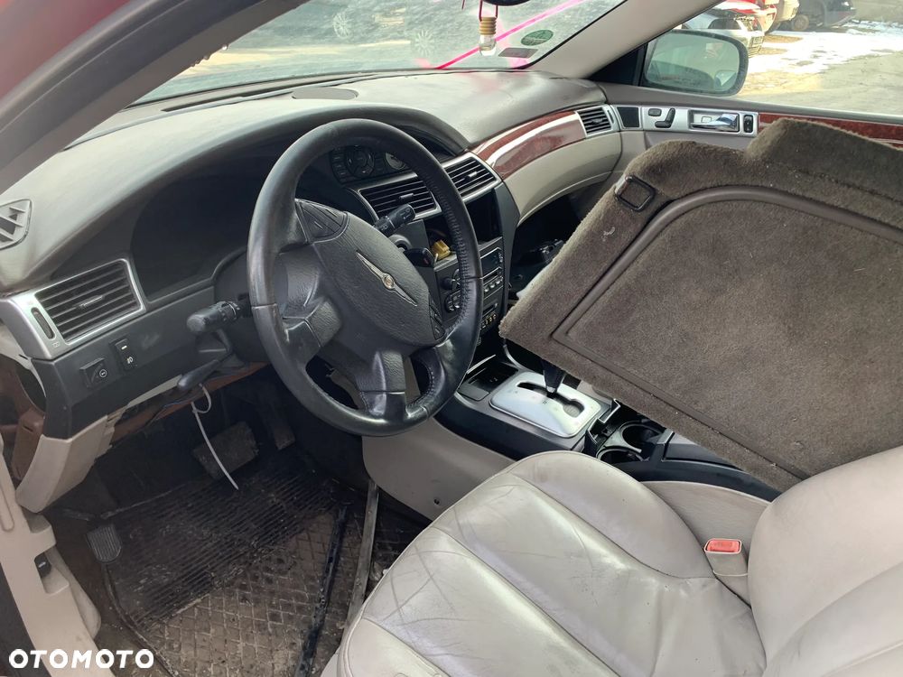 CHRYSLER PACIFICA 2004 *SAMOCHÓD NA CZĘŚCI* 3950 MASKA, LAMPA, DRZWI, LUSTERKO, ZDERZAK, GRILL, BŁOTNIK, KLAPA, BELKA, DESKA, FOTELE, KANAPA, ĆWIARTKA KIEROWNICA, TARCZE, ZACISKI, ZAWIESZENIE, KOMPLETNY PRZÓD, KOMPLETNY TYŁ, LICZNIK, ZEGARY, PRAWE LEWE PRZÓD TYŁ - 5