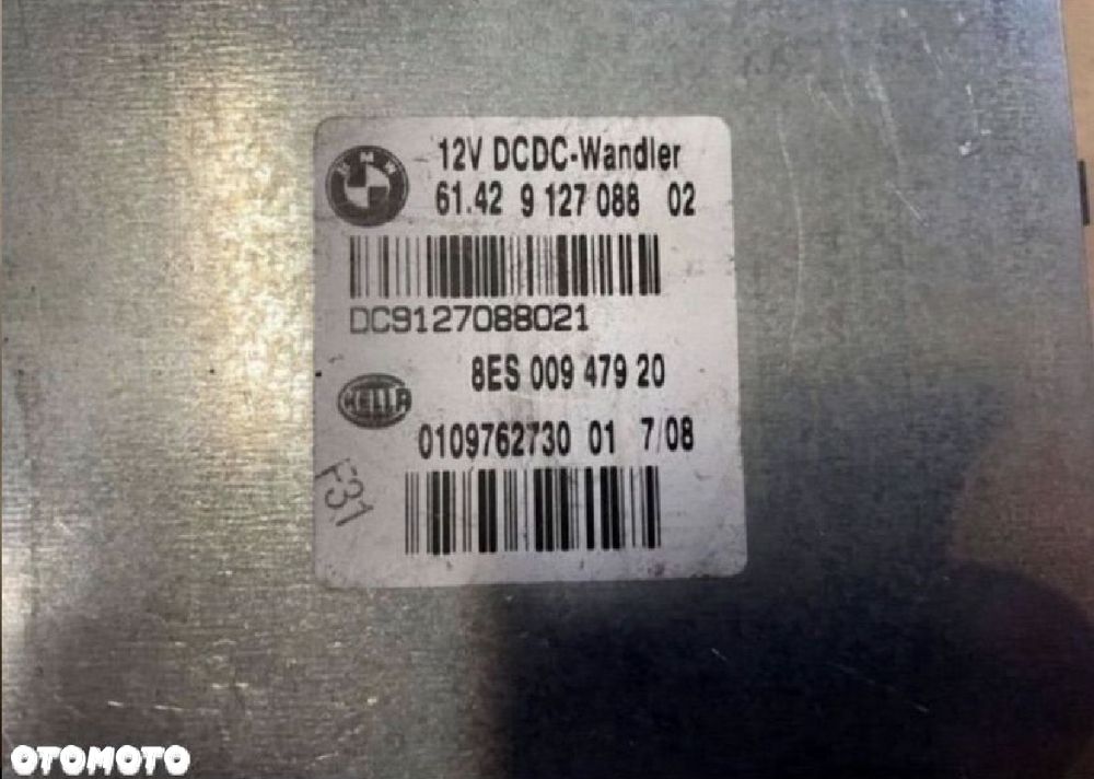9127088 moduł napięcia dcdc Bmw 3 e90 e91 e92 5 e60 e61 - 2