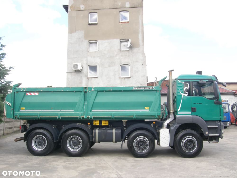 MAN TGS 35.440 8x4 2013rok manual wywrotka Meiller-Kipper z Niemiec - 11