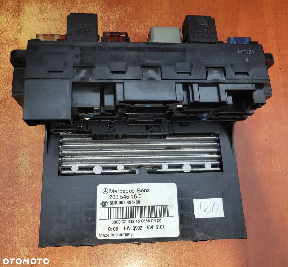 MODUŁ KOMFORTU STEROWNIK MERCEDES KLASA C W203 2035451601 - 1