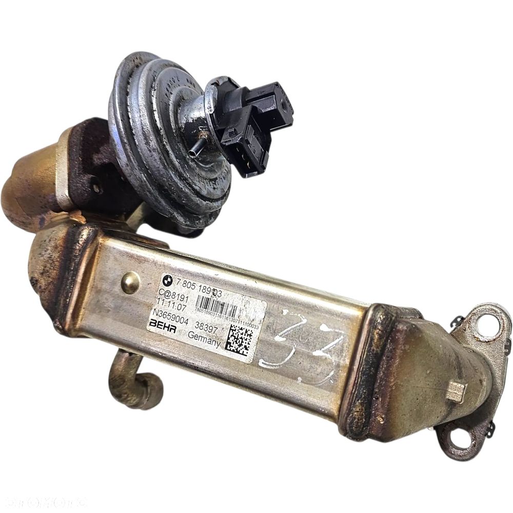 Bmw E81 E87 E90 Chłodnica Spalin Zawór Egr 1.6D 1.8D N47 7805189 7801942 - 3