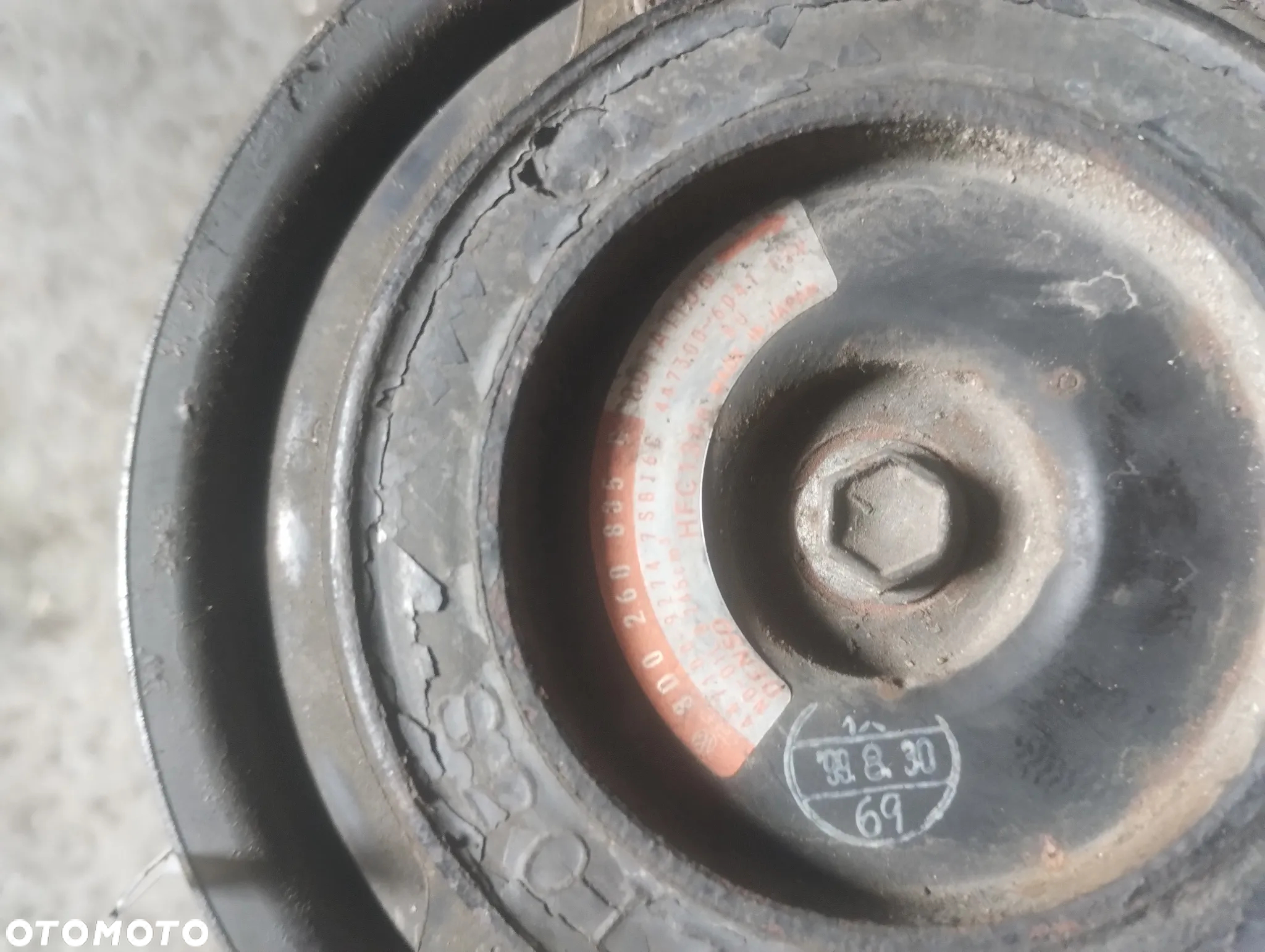 VOLSWAGEN PASSAT B5 00-05 r. 1,9 TDI  SPRĘŻARKA KOMPRESOR KLIMATYZACJI DENSO 447200-9638 * - 4