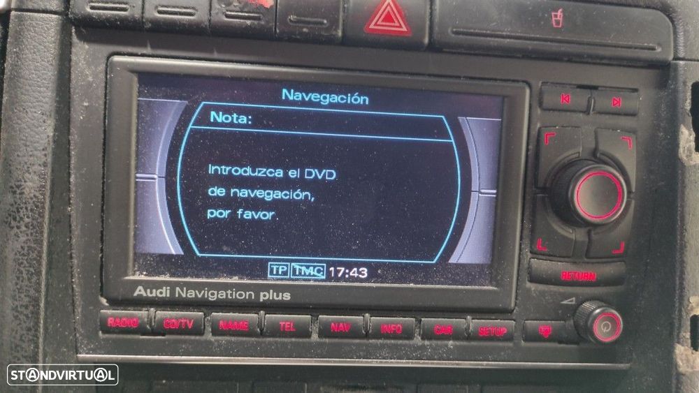 SISTEMA NAVEGAÇÃO GPS AUDI A4 BERLINA (8E) 2.5 TDI (120KW) - 9