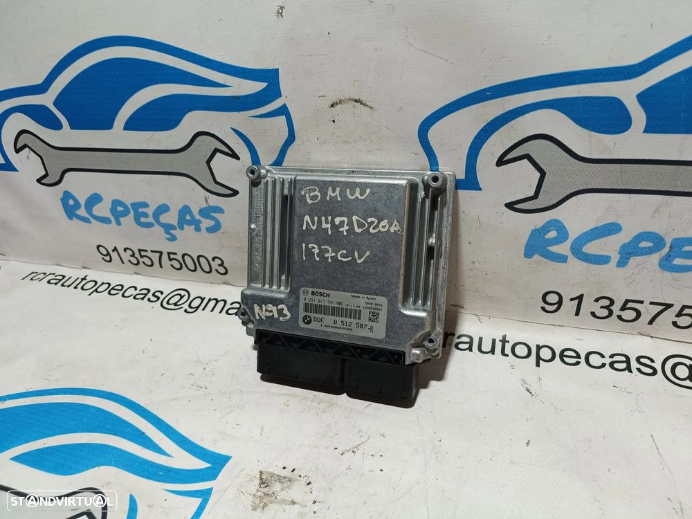 CENTRALINA ECU MOTOR BMW E90 16V 177CV N47D20A 80966762 0281016925 DDE851059201 DDE8510592 8510592 030420980 SERIE 3 E90 E91 SERIE 1 E87 E81 118D X1 E84 18D N47D20A - 2