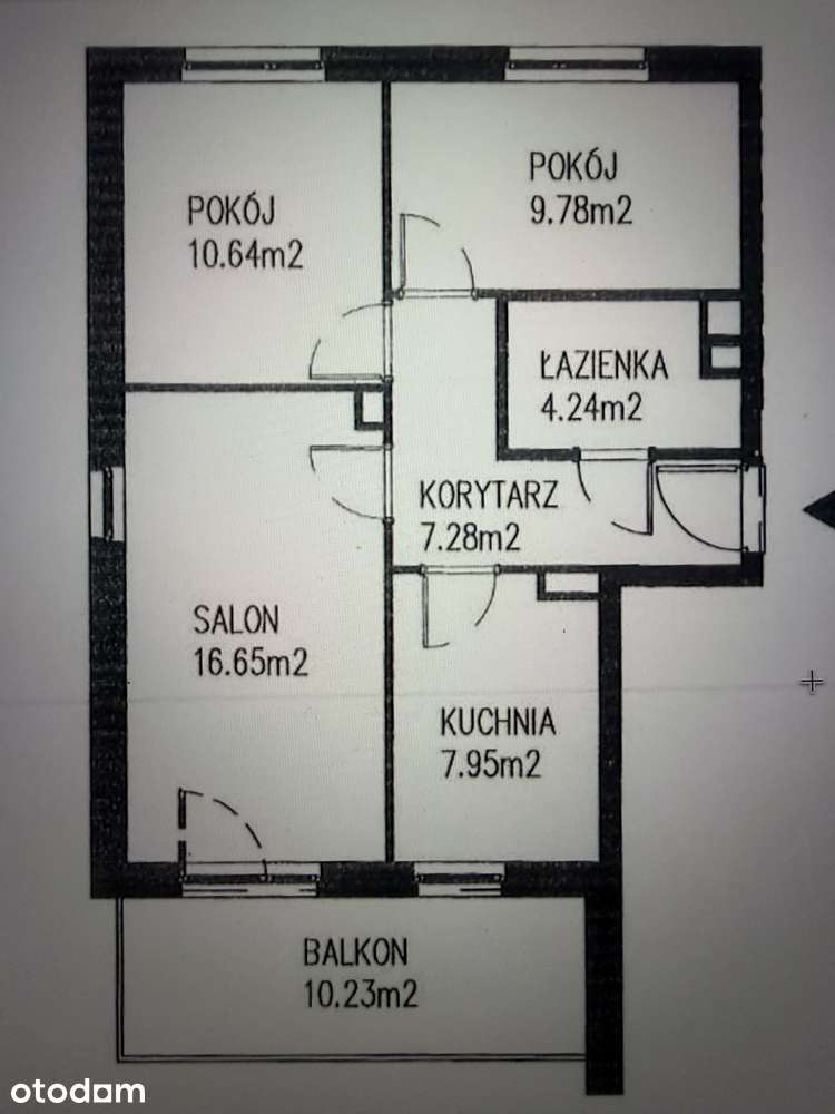 Mieszkanie 3-pokojowe z balkonem w spokojnej i zielonej okolicy