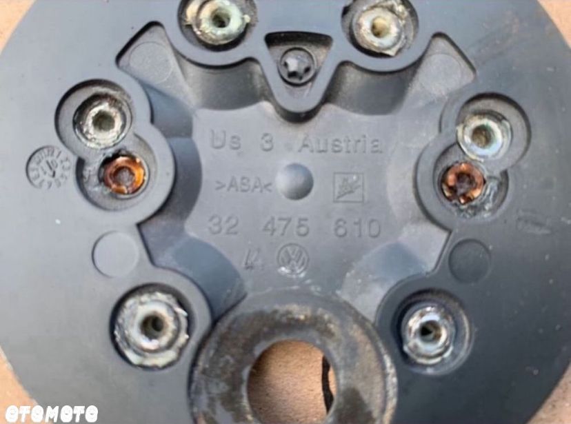 32475610 emblemat znaczek vw volkswagen 90mm - 3