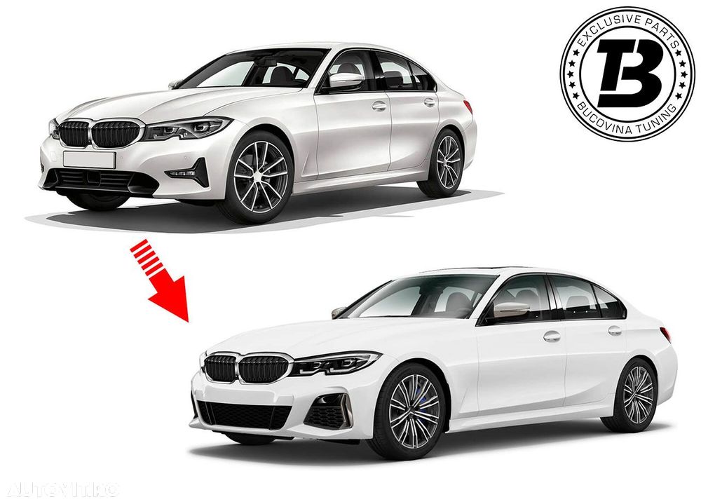 Pachet Exterior compatibil cu BMW Seria 3 G20 M340I Design - 32