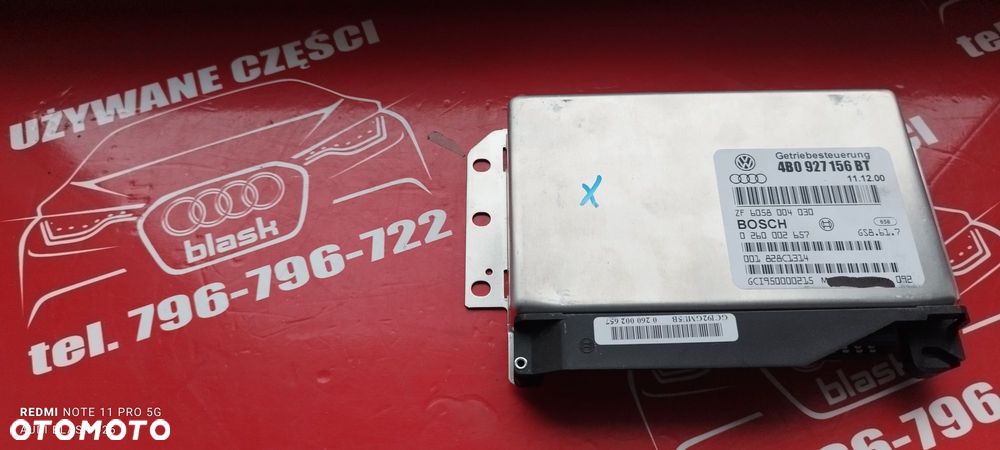 Sterownik Skrzyni Automatycznej Audi S6 4.2 Q FBD 340 KM 2000 r Części Blask Gołdap - 2