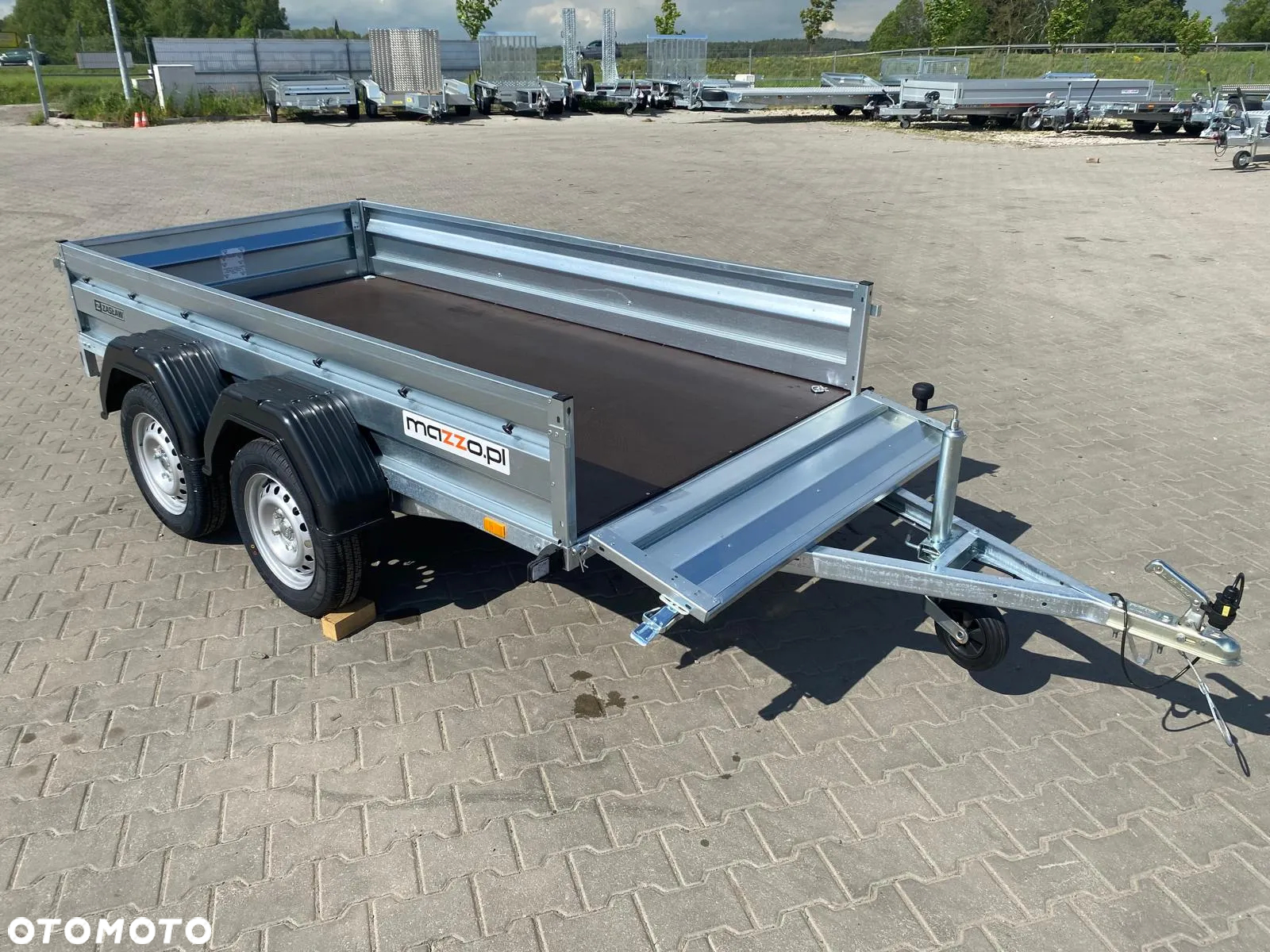 Zaslaw Dostawa Przyczepa DMC750kg 265x132x35cm, 2 osie SOLIDNA I MOCNA! HIT! - 17