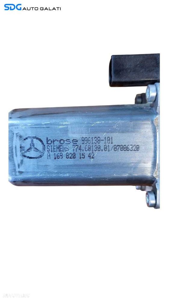 Motoras Macara Electrica pentru Geam Sticla Usa Portiera Stanga Fata Mercedes Clasa A Class W169 2005 - 2012 Cod A1698201542 [L8060] - 3