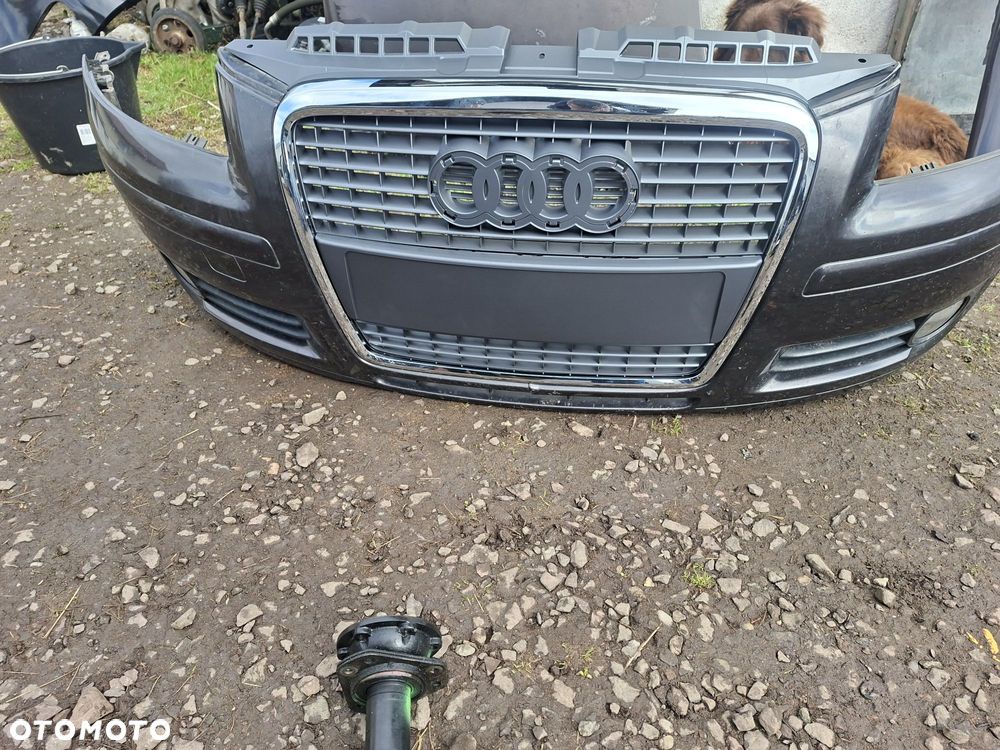 Audi a3 8p duży grill zderzak maska błotniki pas przedni Lz7l - 1