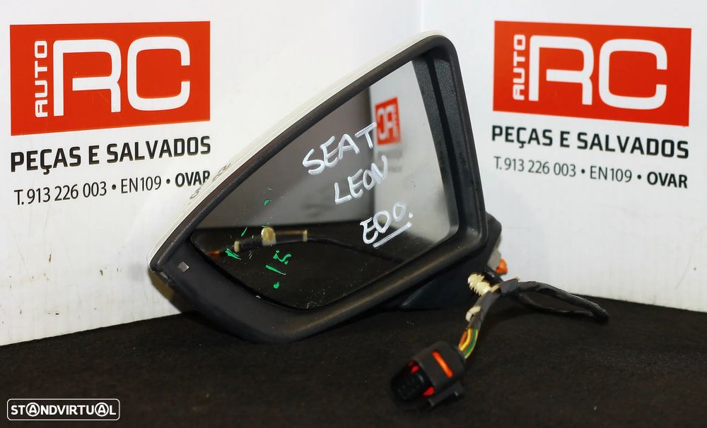 ESPELHO RETROVISOR ESQUERDO SEAT LEON - 2