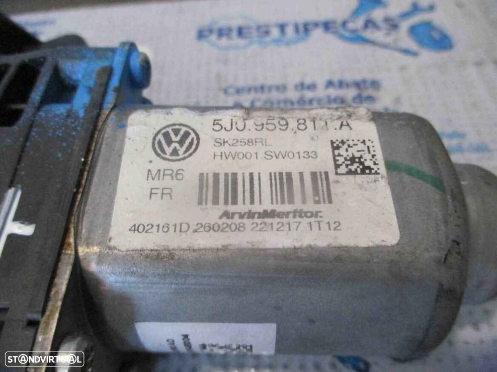 Motor Elevador Vidro 5J0959811A SKODA FABIA 2 2007 1.4I 85CV 5P AMARELO TE - 4