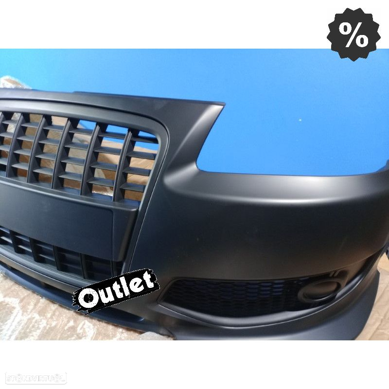 C002067C2 PARA-CHOQUES FRONTAL AUDI A3 8L 96-03 LOOK S LINE + GRELHA PRETA - 3