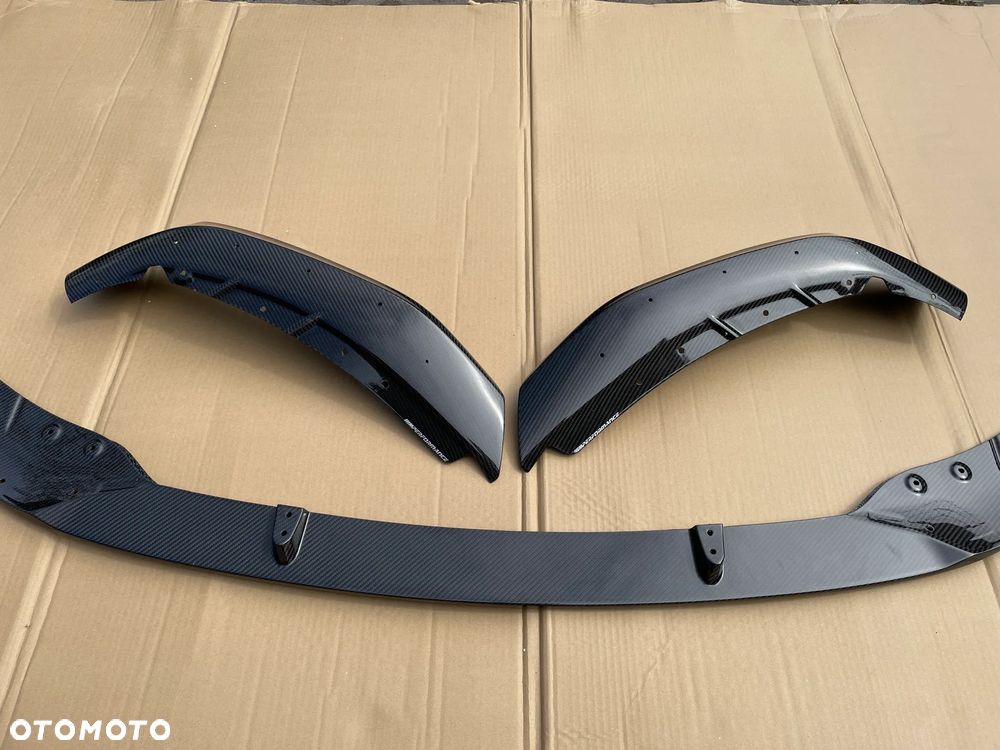BMW 5 G30 G31 listwy przód dyfuzor spoiler karbon carbon m performance - 4
