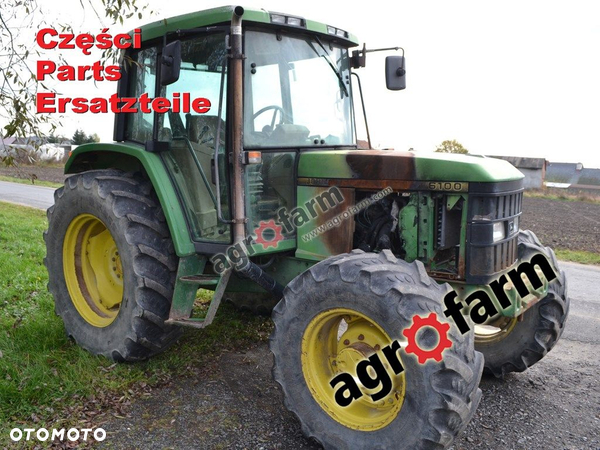 John Deere 6100 części, silnik, skrzynia biegów