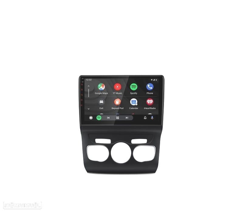 AUTO RÁDIO GPS ANDROID 12 CITROEN C4 SEDAN 10-18 TÁTIL - 1