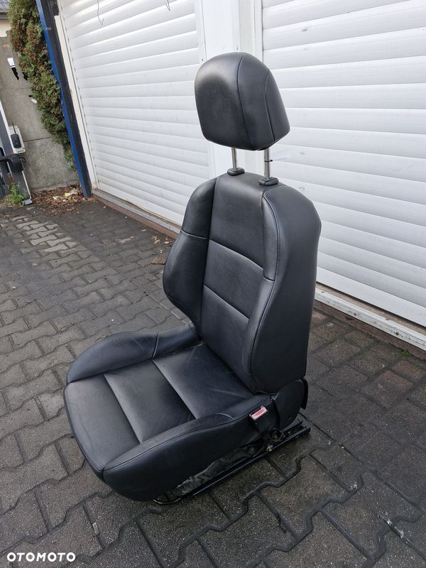 peugeot 307 cc cabrio fotel prawy przód pasażera podgrzewany skóra eu - 8