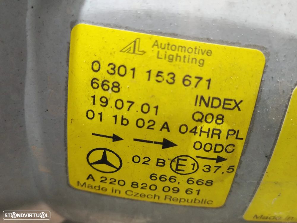 Frente Completa Mercedes Benz Class S W220 Xénon - 19