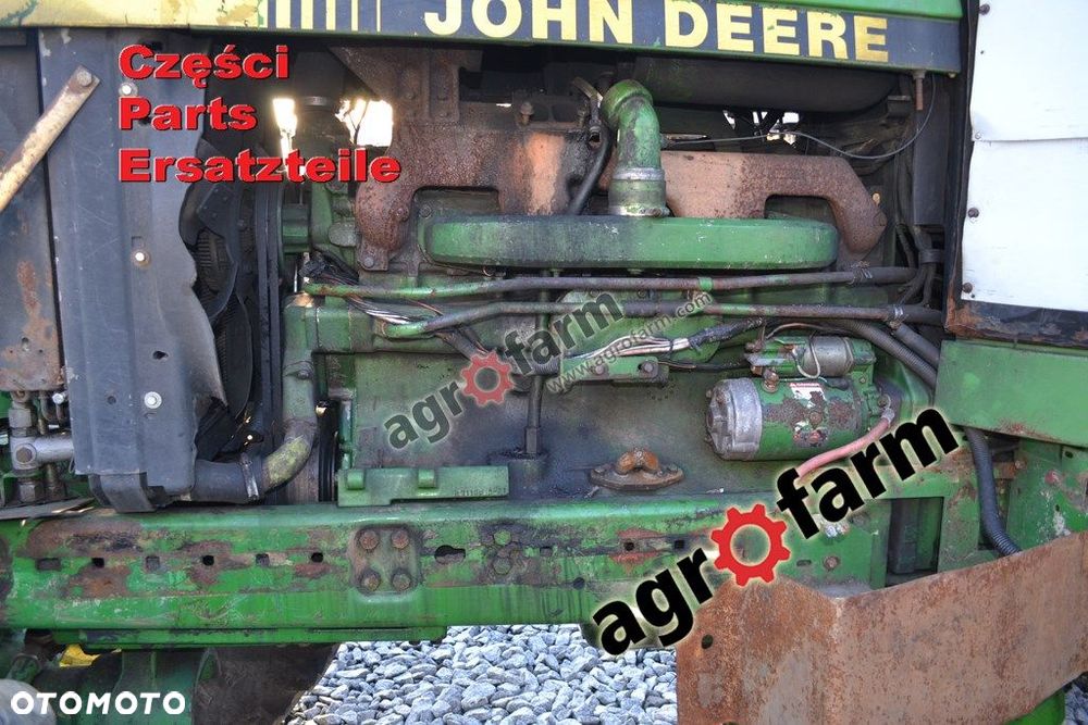 John Deere 4455 części, skrzynia biegów, silnik - 3