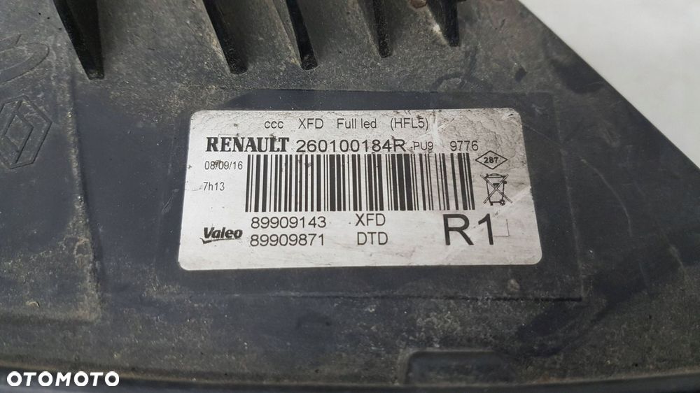 renault talisman 16- lampa prawy przód eu - 5