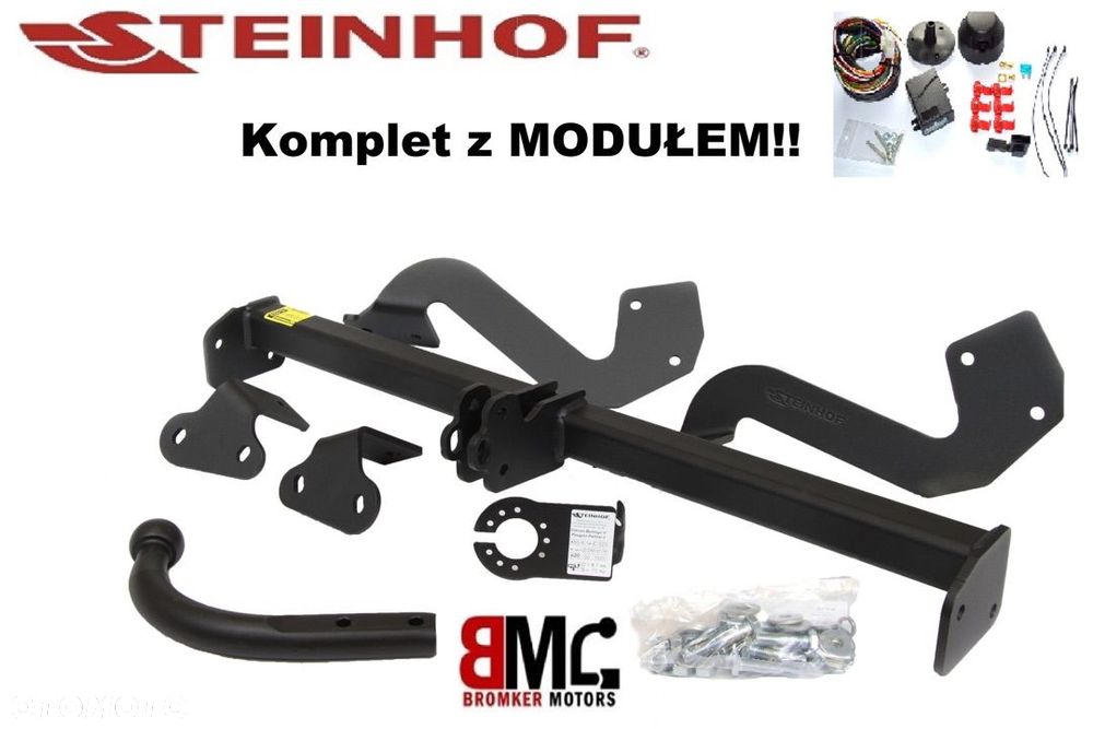 Hak Holowniczy + WIĄZKA 7PIN + MODUŁ do Citroen Berlingo II Peugeot Partner II - 2