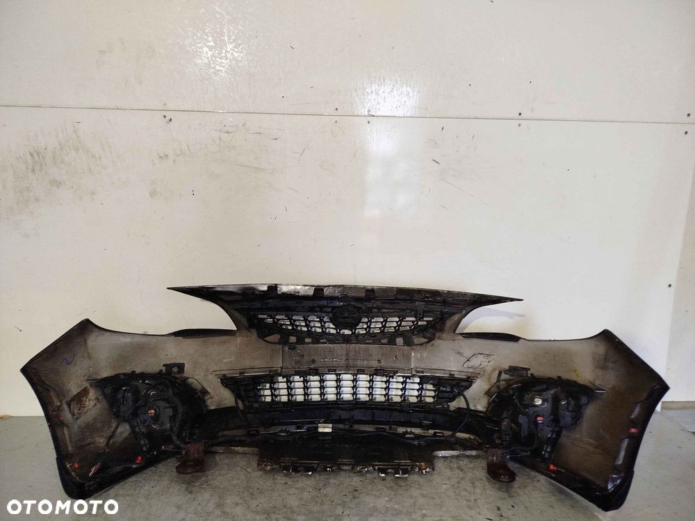 + ZDERZAK PRZÓD PRZEDNI OPEL ASTRA J 4 IV Z22C CZARNY HALOGENY - 5