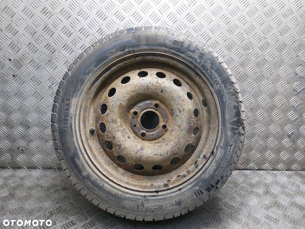 KOŁO ZAPASOWE ZAPAS 4x100 6Jx15 ET50 FI60,1 195/55R15 2005R PIRELLI P6 - 1