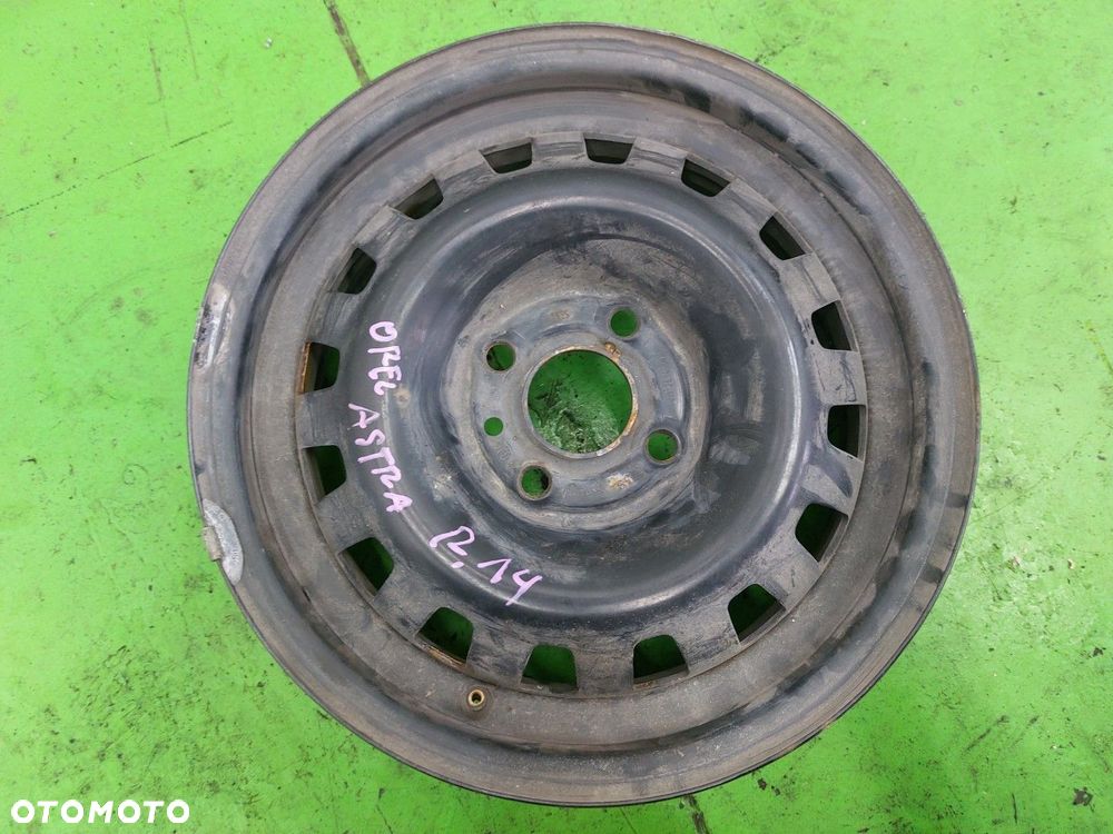 Felga stalowa Opel Astra I F 1991-2002 5.5 J X 14 4X98 ET 39 / 57 MM - 1