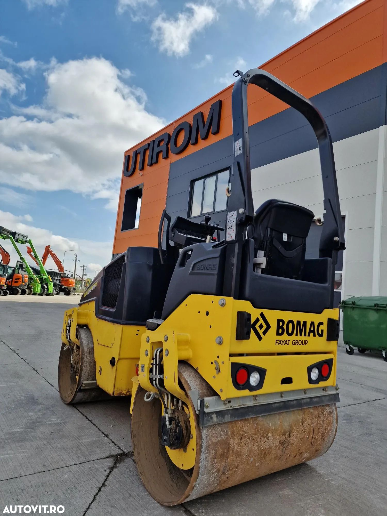 Bomag BG120, 2023, 93h, latime tambur 1,2m, Masa op 2,7t, motor Kubota, posibilitate leasing-31900 EUR+Tva - 1