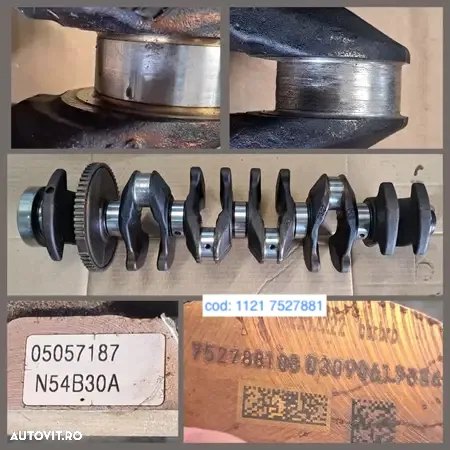 Chiuloasa bloc motor baie ulei bobina inductie solenoid arbore cotit bmw F01 740i N54B30A - 8