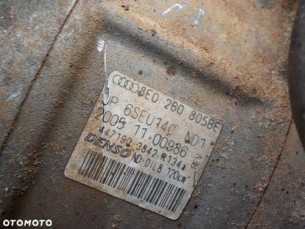 AUDI A4 B7 3.0 TDI SPRĘŻARKA POMPA KLIMATYZACJI 8E0260805BE - 5