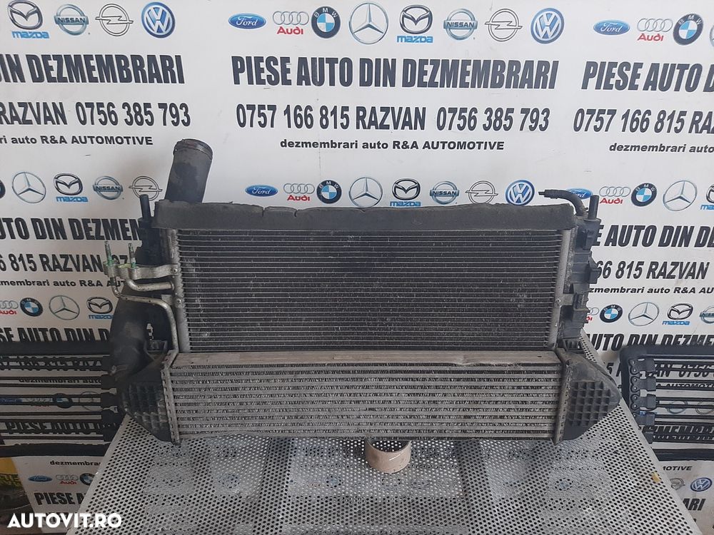 Grup Radiatoare Radiator Apa Clima Intercooler Electroventilator Termacupla Ford Focus 2 1.6 Tdci A - 3