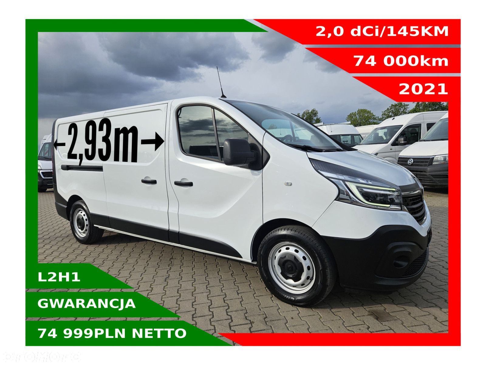 Renault Trafic L2H1 *74999zł NETTO* 2.0dCi/145KM - 1