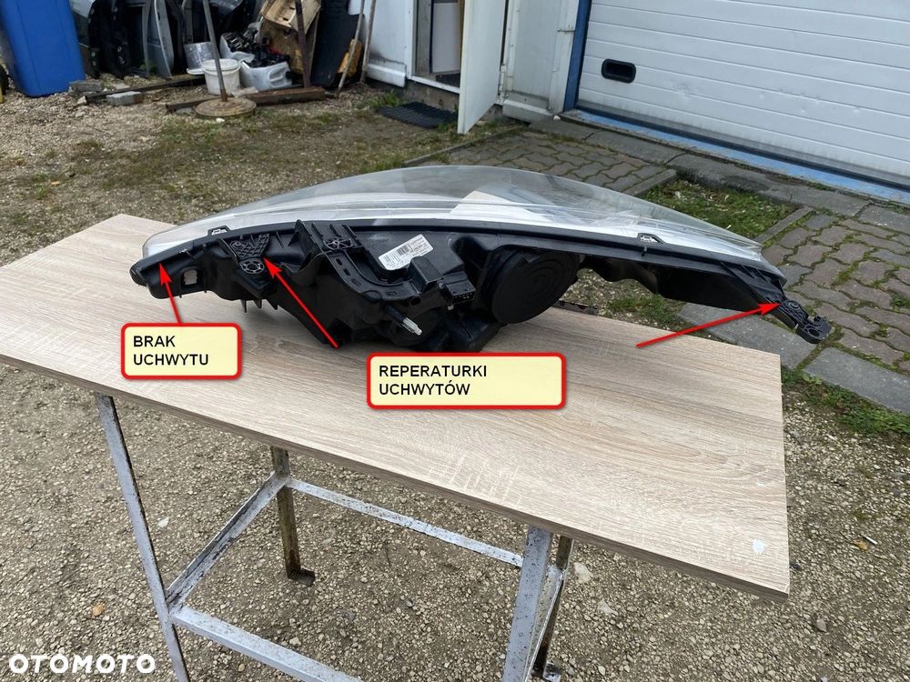 LAMPA PRZEDNIA PRAWA PEUGEUT 207 06-09 96499861 - 4