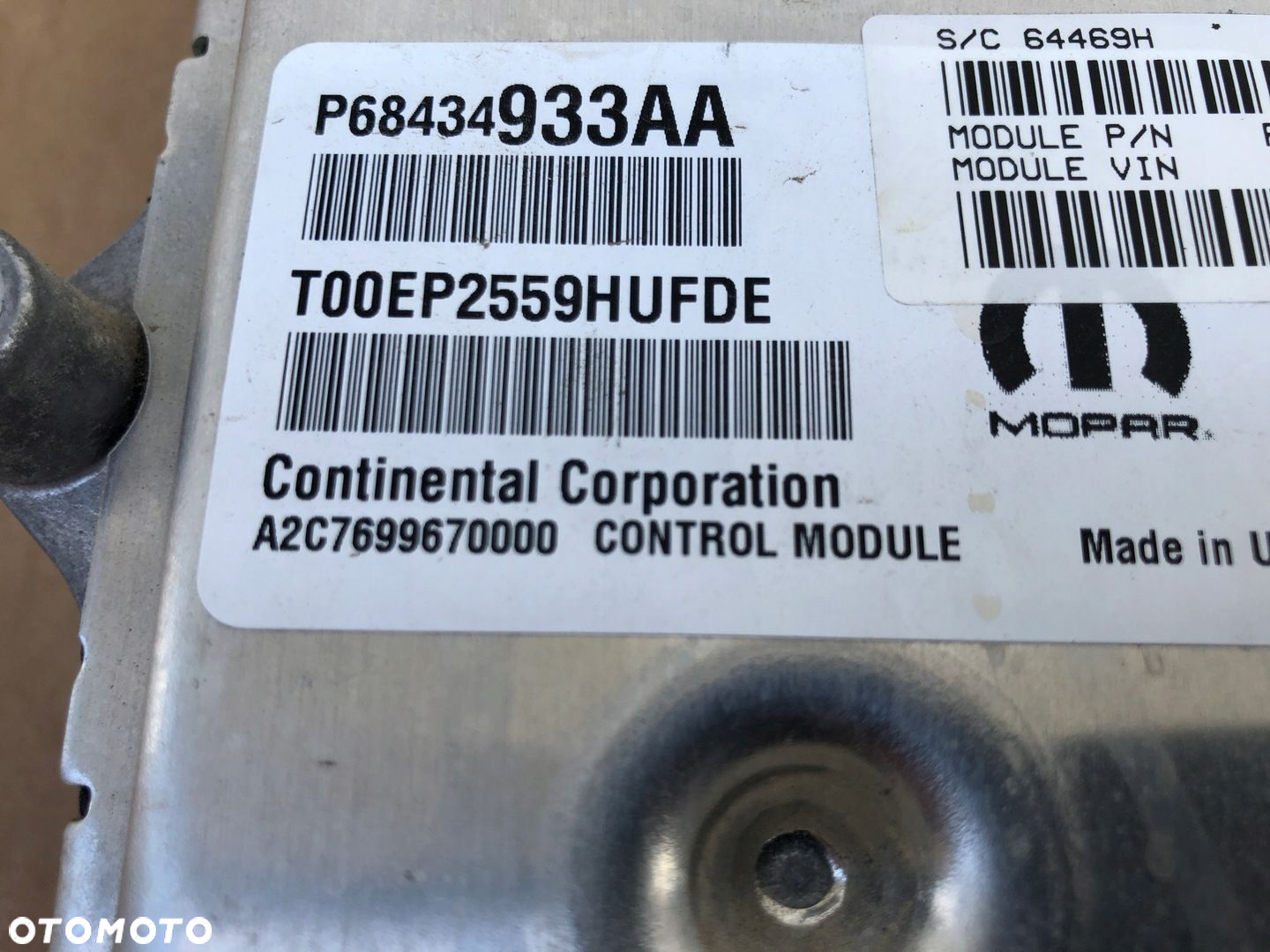 DODGE RAM 1500 V 19 2019-2024 KOMPUTER STEROWNIK SILNIKA 5.7 4X4 68434933AA - 2