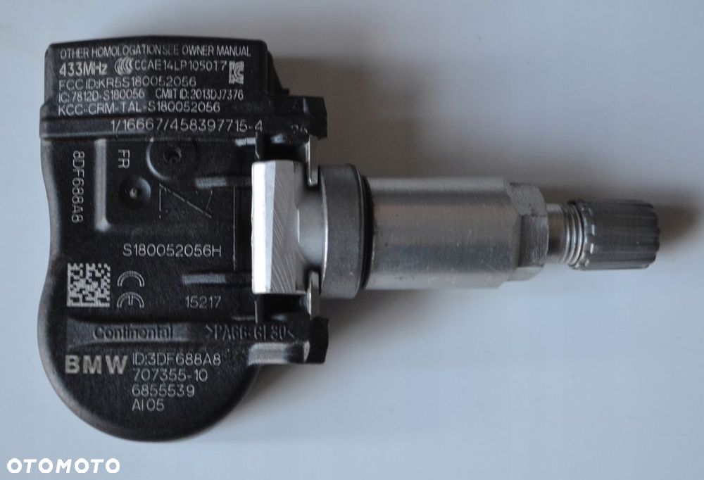 CZUJNIK CIŚNIENIA TPMS BMW F20 F21 F30 F31 F46 F48 F39 MINI S180052056 C-28 - 4